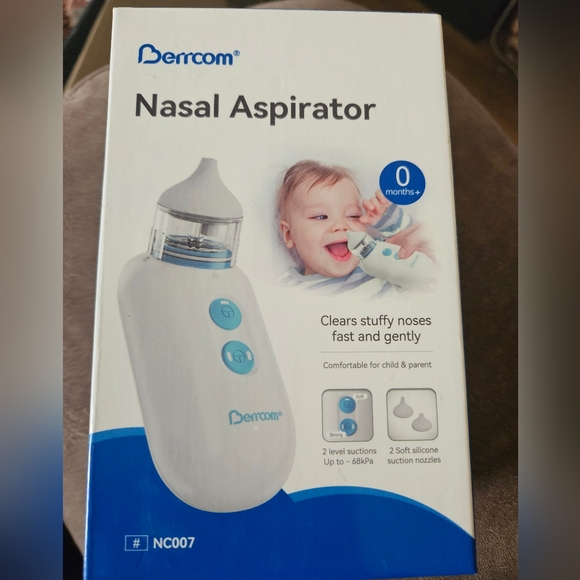 Berrcom Electric Nasal Aspirator for Baby Toddlers Stuffy Nose Sucker - Picture 1 of 4
